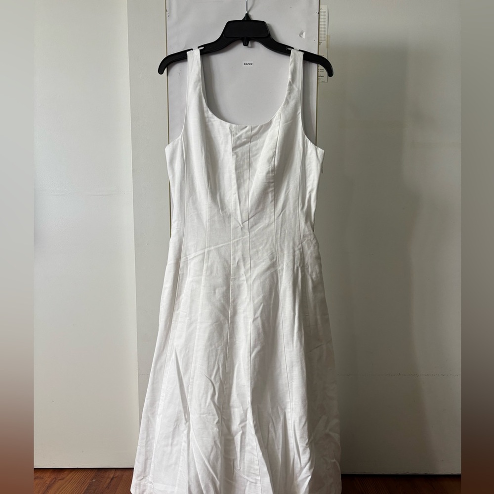 Olive and White Women's Dresses - Picture 7 of 16